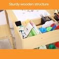 thumbnail image 5 of Para niños art mesa y sillas set: para niños pequeños craft play wood activity escritorio con grande almacenamiento, 5 of 5