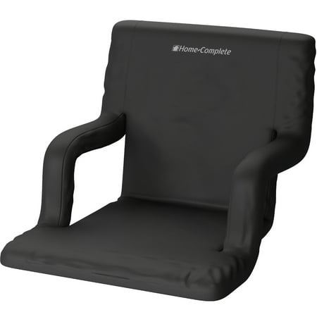 Stadium Seat Chair- Bleacher Cushion with Padded Back Support, Armrests, 6 Reclining Positions and Portable Carry Straps By