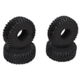 thumbnail image 1 of Neumáticos sobre orugas, neumáticos de goma RC de 4 piezas Neumáticos sobre orugas Neumáticos RC Valor inmejorable, 1 of 8