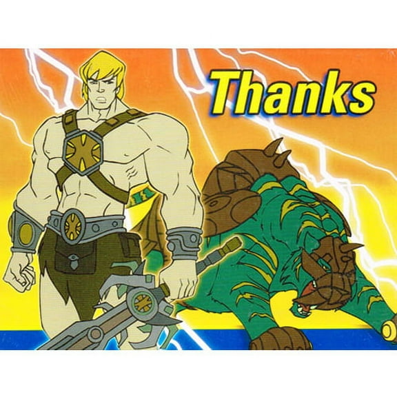 He-Man Thank You Notes w/ Env. (8ct)