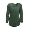 thumbnail image 3 of Sweaters for Women 2025 Fall Winter Long Sleeve Crewneck Fuzzy Tunic Sweater Jumper Top Womens Pullover Sweaters, 3 of 5