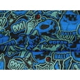 thumbnail image 4 of oneOone Velvet Iris Blue Fabric Halloween Diy Clothing Quilting Fabric Print Fabric By Yard 58 Inch Wide, 4 of 5