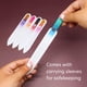 thumbnail image 4 of Juego de limas para uñas Bona Fide Beauty, cristal checo, 5 piezas, multicolor, 4 of 8
