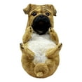 thumbnail image 4 of Ebros Adorable Apricot Fawn Pug Wine Holder 8.25" Long Canine Dog Wine Bottle Holder Caddy Figurine, 4 of 5