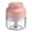 Pink, variant on HWHCGZ Electric Garlic Chopper,Portable Veggie Chopper, Rechargeable Vegetable Chopper,Garlic for Ginger, Nuts,Chili, Fruit, Meat and Spices,Yellow,250ML