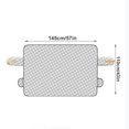 thumbnail image 3 of Double Layer Magnetic Car Windshield Snow Cover Sunshade Frost Protection Thermal Insulation All Season Vehicle Cover with Reflective Strips for SUV Sedan Truck Automotive Protection, 3 of 5