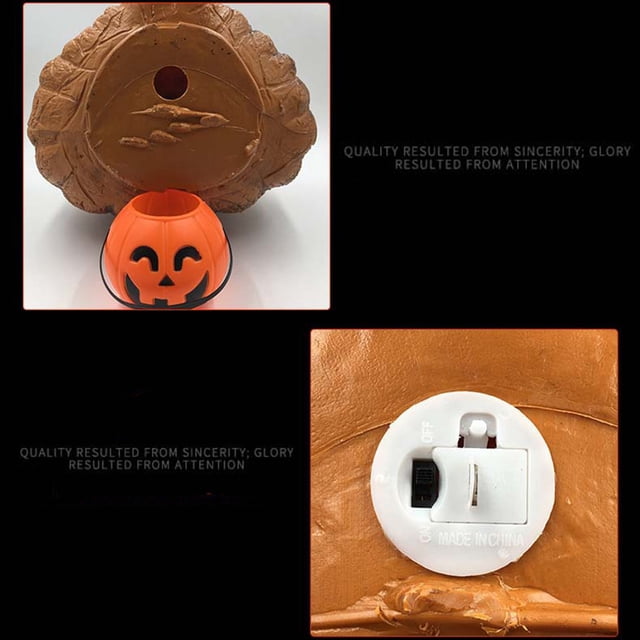 Wosthever Decoración de calabaza duradera, mano de obra exquisita para una fiesta de Halloween espeluznante, decoración de Halloween Kits de decoración para fiestas