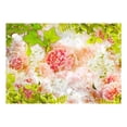 thumbnail image 2 of Tiptophomedecor Peel and Stick Floral Wallpaper Wall Mural - Bright Peonies - Removable Wall Decals, 2 of 3