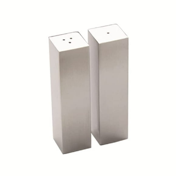 American Metalcraft Inc. Salero Y Pimentero De Acero Inoxidable De 2 Oz (Juego De 2) Plata