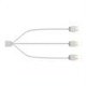 thumbnail image 1 of ARGB Splitter 5V 3PIN Conector Adaptador Cable 33.5cm para computadora (1 a 3), 1 of 5