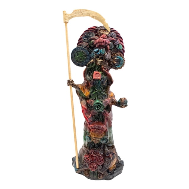 Imagen Santa Muerte AZTECA( 7 potencias)