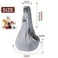 thumbnail image 2 of Sling Carrier,Adjustable Free Pet Cat Chest Bag for Puppy Medium Cat Dogs, 2 of 6