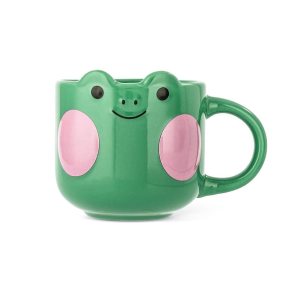 Thyme & Table 13.9 fl oz Figural Frog Stoneware Mug