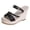 Black, variant on Women's Woven Platfrom Chunky Heeled Slip on Sandals Convertible Fashion Casual Braided Leather Open Toe Wedge High Heels Slingback Dress Summer Shoes for Woman White Size 8
