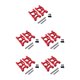 thumbnail image 2 of Vogacara 2X RC Model Cars Brazo oscilante delantero Reemplazo de piezas Actualización Modificación Reemplazo de reparación para WLtoys 144010 144001 Rojo 5piezas Vogacara CBP255157, 2 of 4