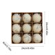 thumbnail image 3 of Flocking Painting Set Christmas Ball Pendant, Painted Christmas Tree Multicolor Exquisite Workmanship Christmas Decorations, Multicolor Flocking Ball Tree Pendant Craftsmanship Festive Home Decor,, 3 of 9