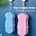 thumbnail image 5 of Magic Exfoliating Bath Sponge, 3D Super Soft Exfoliating Bath Sponge, Skin Friendly and Reusable Magic Exfoliating Body Scrubber, Gentle Exfoliating Bath Sponges for Face & Body Skin (4pcs), 5 of 10