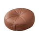thumbnail image 5 of Almohada redonda almohada de colchón de piso de lanzamiento suave accesorios de asiento premium cojín de meditación para silla sofá balcón de balcón Marrón, 5 of 8