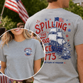 thumbnail image 4 of Spilling The Tea Since 1773 T-Shirt 4th of July Shirts for Women Men, 4 of 8