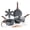 10 pcs Gray, variant on SENSARTE 10-Piece Ceramic Pots and Pans Set, White Induction Nonstick Cookware Set, Healthy Kitchen Cooking Sets with Stay-Cool Handles, Stackable