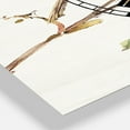 thumbnail image 3 of Designart 'Farmhouse Bird on Flower Branch' Farmhouse Wall Clock, 3 of 4