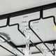 thumbnail image 4 of Soporte para copas de vino, estantes para colgar copas, copas de vino, estantes para colgar copas, estante para copas de vino debajo del gabinete, organizador de metal para bar, cocina, negro con 3, 4 of 5