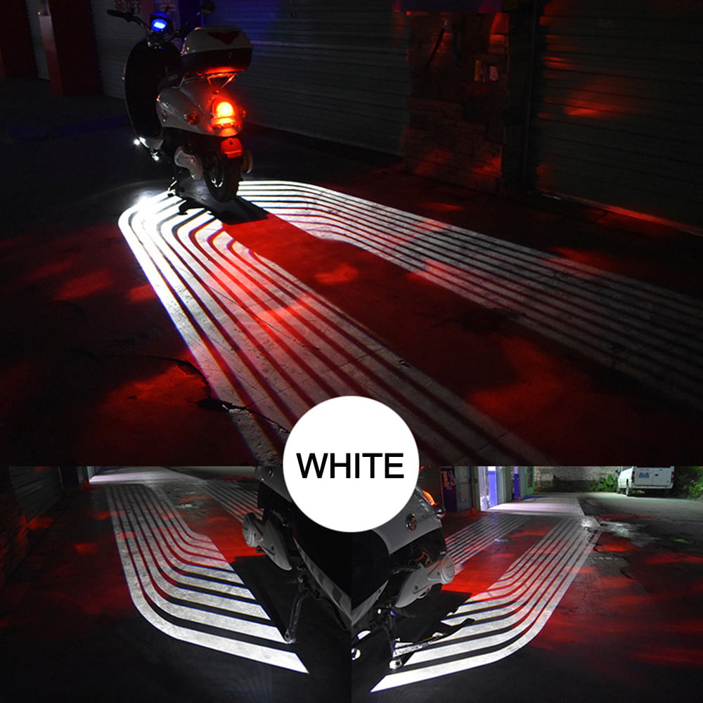 WEISIJI R3 LED Welcome Light Carpet Angel Wings Ghost Shadow Light LED Rock Light Courtesy Projector Underglow Light Car Door Exterior Light Ground Lamps for All Cars and Motorcycles 2Pcs Blue 