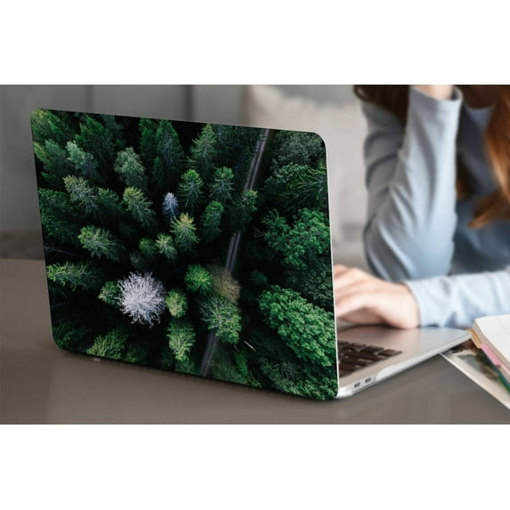 Hard Case Shell Cover Compatible with Newest MacBook Pro 15" with Touch Bar Cable Tie Model: A1990 A1707 (Plants series 0578)