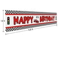 thumbnail image 1 of Bandera de feliz cumpleaños de coche de carreras Colormoon CC, 1 of 2