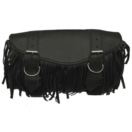 Buckle Strap Accent - 2 Strap Hard Shell Tool Bag and Fringe Accents with Quick Realease Buckle Straps by Vance Leather's