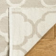 thumbnail image 3 of SAFAVIEH Montauk Nelson Geometric Cotton Area Rug, Grey/Ivory, 2'6" x 4', 3 of 5