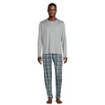 thumbnail image 2 of Hanes Men's and Big Men's Woven Stretch Pajama Pants, Sizes S-5X, 2 of 5