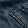 thumbnail image 6 of TOPTIE Cotton Canvas Denim Apron Sleeveless Kitchen Workwear with Pockets for Home and Restaurant-Blue, 6 of 6