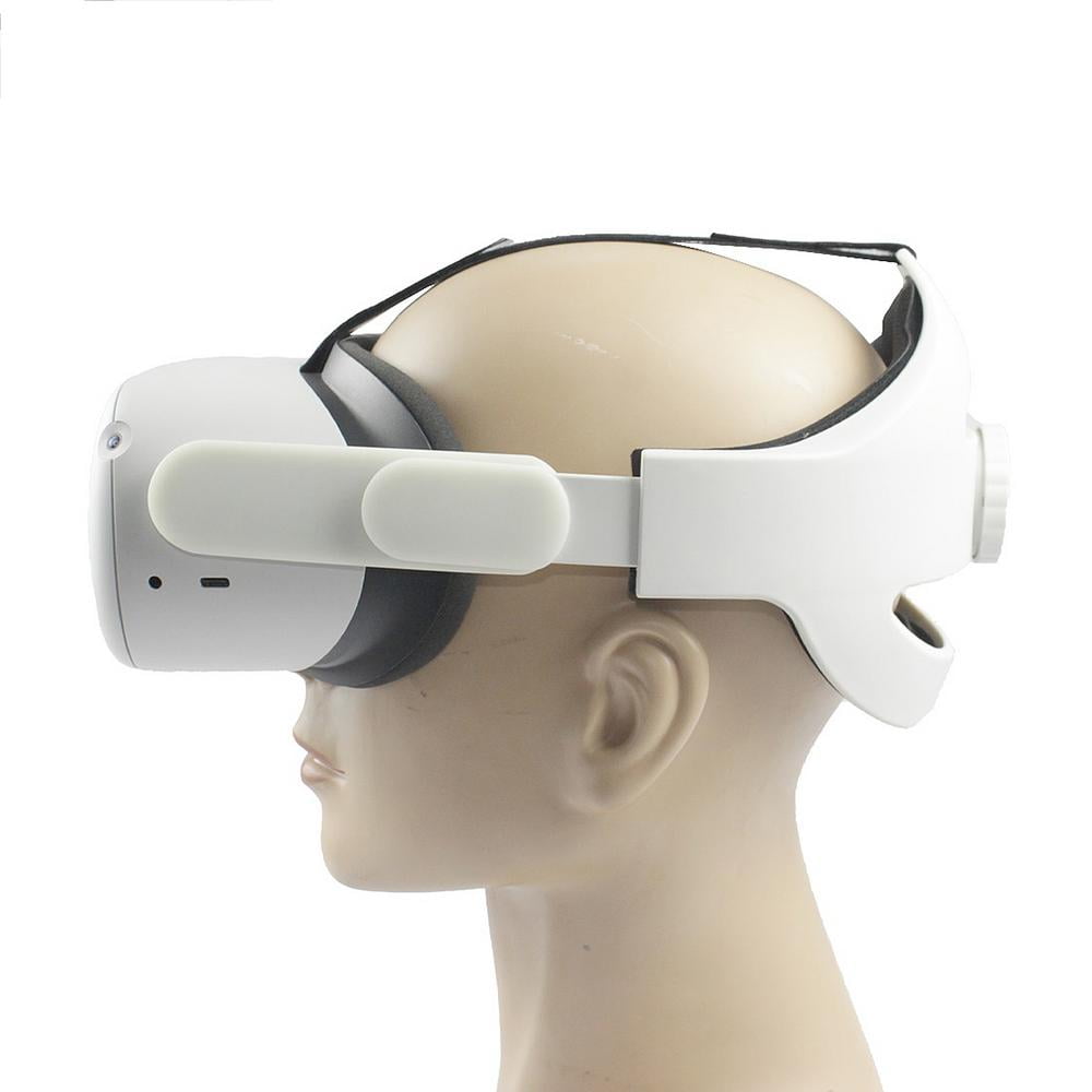 Comfortable Replacement VR Headset Headband for Oculus Quest 2, Adjustable VR Accessories Light Headband for Virtual Reality Headset