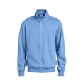 thumbnail image 6 of Mens Zip Up Sweatshirt No Hood Mock Neck Sweatshirts Men's Jackets Full Zip Lightweight Jacket Seam Pocket, 6 of 6