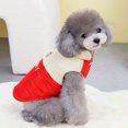 thumbnail image 4 of Abrigo de invierno cortavientos para perros, chaqueta para perros, chaleco cálido para perros, ropa para mascotas para clima frío (rojo), 4 of 6