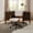 Gray, variant on Art Leon Mid-Century Linen Swivel Desk Chair with Wheels, Adjustable Height & Tilt , Off-White