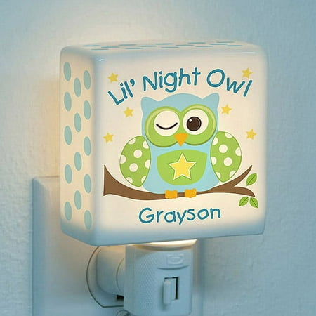 Personalized Night Light - Lil' Night Owl For Boys
