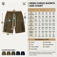 thumbnail image 5 of Men's Cargo Shorts Techwear Streetwear Casual Relaxed Fit Summer Tactical Shorts with Elastic Waist Drawstring and Buckle Pockets, 5 of 8