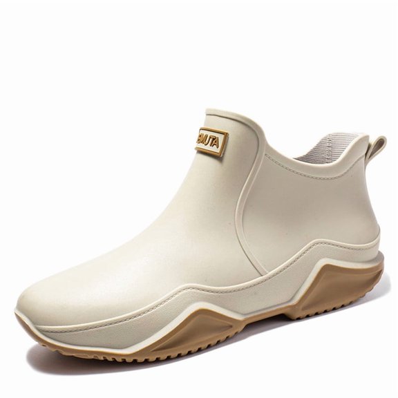Rojeam Womens Mens Rain Boots Waterproof Water Shoes