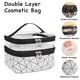 thumbnail image 3 of Almacenamiento multifuncional portátil del enrejado de la caja del bolso cosmético de la Doble-capa, hecho de PU, 3 of 5