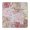 Pioneer Flower Floral-1, variant on Pioneer Flower Floral Print Pattern Square Fitted Tablecloth with Elastic Edge,Square Table Cover,Washable Elastic Table Cover for Home Kitchen Party Decor 34"x34"
