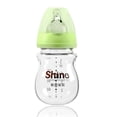 thumbnail image 1 of Biberón Leche para bebé Alimentador de agua Bebida para recién nacidos Aprendizaje de enfermería resistente al calor Taza de pezón para niños pequeños resistente al calor Verde, 150 ml, Tipo 1 Advancent BA000333-01, 1 of 6