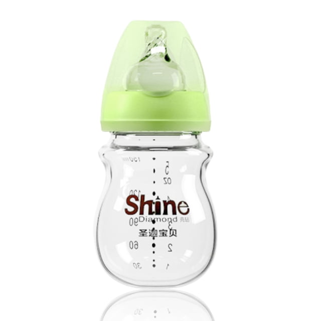 Biberón Leche para bebé Alimentador de agua Bebida para recién nacidos Aprendizaje de enfermería resistente al calor Taza de pezón para niños pequeños resistente al calor Verde, 150 ml, Tipo 1 Advancent BA000333-01