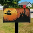thumbnail image 3 of Evil Pumpkin Bar Spider Witch Halloween Spooky Mailbox Cover,Magnetic 21x25.5 Inch Mailboxwrap Water Proof Reusable Fall Welcome Post Letter Box Covers for Yard Farmhouse Decor, 3 of 4