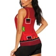 thumbnail image 3 of Lsque Geometry Dash Printed Workout Tank Tops for Women, Athletic Sports Tank Tops, Compression Sleeveless Dry Fit Shirts,Sleeveless Yoga Shirt-X-Large, 3 of 9