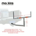 thumbnail image 5 of Mockins 2-in-1 Design 750 lbs. Capacity Pickup Truck Bed Extender & Ratchet Straps | Bed Extension Can Be Used to Transport Lumber / Ladder / Canoe / Metal Rods & Pipes, 5 of 8