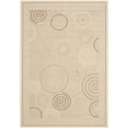 thumbnail image 2 of Safavieh Courtyard Hugo Oriental Indoor/Outdoor Area Rug, Natural/Brown, 6'7" x 9'6", 2 of 10