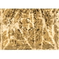 thumbnail image 1 of Ahgly Company Indoor Rectangle Abstract Brown Modern Area Rugs, 8' x 10', 1 of 4