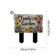 thumbnail image 3 of HengDidi Wooden Personalized Welcome Sign Door Number Ground Stake for Home Garden Outdoor Yard Decor Lawn Flower Bed Insertion Decoration Customizable Plaque House Marker, 3 of 3